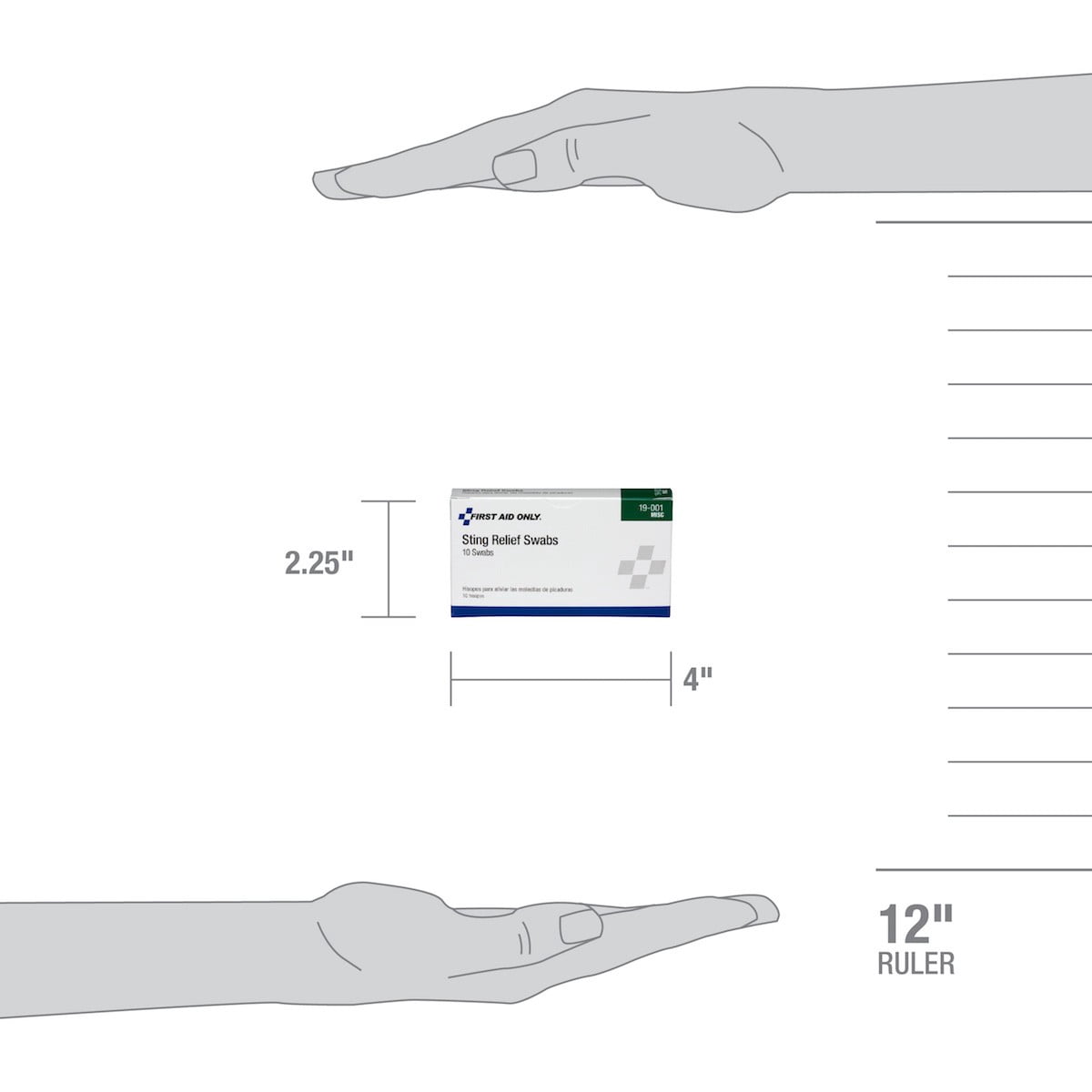 First Aid Only 19-001 STING RELIEF SWABS
