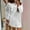 White, variant on Blczomt Long Sleeve Women Dresses Plus Size Mini Black Dress Crew Neck Casual Loose Sequin Dress