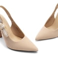 thumbnail image 6 of Dream Pairs Women's slingback Stiletto Closed Toe Heel, 6 of 8