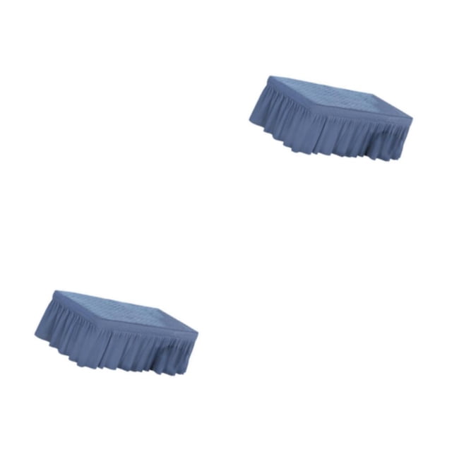 Yuarrent SPA Massage Table Skirt Beauty Bed Sheet Cover Valance Linen Type2