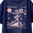 thumbnail image 3 of Disney Moana Ride Wave Pink Silhouette Youth T Shirt (Navy, XS-XL), 3 of 4
