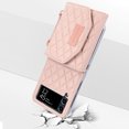 thumbnail image 6 of for Samsung Galaxy Z Flip 3 Crossbody Wallet Case, With Kickstand,Stylish Purse Flip PU Leather Handbag Case with Card Slots and Detachable Shoulder Strap for Samsung Galaxy Z Flip 3,Pink, 6 of 10