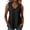 Black-01, variant on Women's V-Neck Peplum Tank Top, Casual Eyelet Lace Trim Blouse, Loose Fit Babydoll Cami for Summer