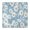 Lightblue Daisy Flower, variant on Teal Daisy Flower Golden Centers Pattern Square Fitted Tablecloth with Elastic Edge,Square Table Cover,Washable Elastic Table Cover for Home Kitchen Party Decor 34"x34"