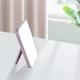 thumbnail image 5 of Espejo de maquillaje Cristal portátil de sobremesa | Soporte plegable compacto y ligero | Azul 8,07x5,51 in | Base triangular estable, diseño moderno y cómodo para el tocador, 5 of 6