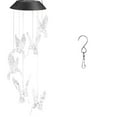 thumbnail image 2 of Solar Wind Chime, Hummingbird Solar Wind Chime Outdoor,Hummingbird Waterproof LED Solar Powered Memorial Wind Chimes with Lights, Housewarming Gifts for Garden Outdoor Patio Yard Lawn Decor, 2 of 5