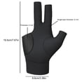 thumbnail image 2 of Guantes de billar antideslizantes guantes de piscina de 3 dedos accesorios de billar, 2 of 9