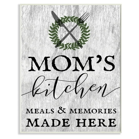 Mounted Memories Wall Art - The Stupell Home Decor Collection Moms Kitchen Meals and Memories Wall Art