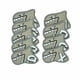 thumbnail image 2 of Juego de 9 fundas para hierros de golf, funda protectora de neopreno para palos de golf. Gris, 2 of 9