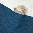 thumbnail image 2 of Pofeuu Dark Blue Print Puppy Blanket,Dog Blankets,Pet Blanket Cozy Cat Blankets for Indoor Cats, Fuzzy Pet Blanket for Kitten Doggy Dog Blankets-Medium, 2 of 8