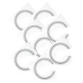 thumbnail image 1 of Milisten Classical Guitar Sound Hole Sticker Easy Install Wood Inlay Rosette Decal Set, 1 of 5