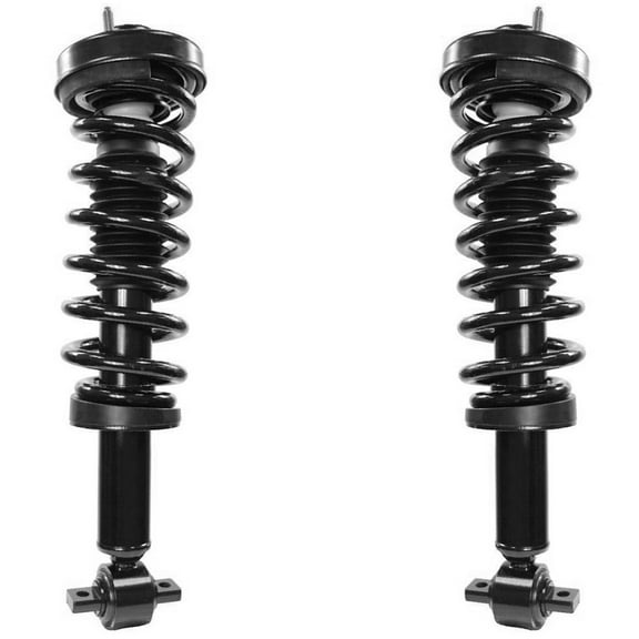 Detroit Axle - RWD 3.7L 2pc Front Struts for 2014 Ford F-150 [Standard Cab Pickup] Ready Struts w/Coil Spring Replacement Quick Install Struts Assembly