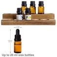 thumbnail image 4 of Expositor de aceites esenciales MyGift Burnt Wood, 2 niveles, 11 botellas, 4 of 7