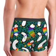 thumbnail image 3 of KLL Lgbt Penguin Men's Cotton Boxer Briefs Underwear-Medium, 3 of 8