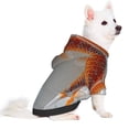 thumbnail image 2 of Fotbe Koi Fish Water Sudadera con Estampado para Perros Pequeños – Suéter con Capucha para Mascotas, Tela Suave de Forro Polar con Bolsillo-Large, 2 of 7