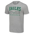 thumbnail image 2 of Men's Starter Heather Gray Philadelphia Eagles Throwback Logo T-Shirt, 2 of 3