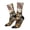 2 Black-2, variant on American Wildlife Deer Forest Crew Socks for Men & Women, Breathable Casual Athletic Ankle Socks