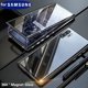 thumbnail image 2 of Funda magnética protectora 360 para Samsung Galaxy, carcasa trasera de cristal lateral para S23, S22 Ultra, S21, S20 FE, S9, S10, Note 8, 9, 10, 20 Lite Plus, A72, novedad, 2 of 4