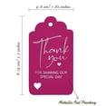 thumbnail image 5 of Inkdotpot Thank You For Sharing Our Special Day Bridal Shower-Baby Shower-Retirement-Wedding-Birthday Bottle Tag Real Silver Foil Favor Hang Tags Pack Of 50, 5 of 6