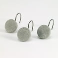 thumbnail image 2 of Dotted Circles Shower Hooks White, 2 of 2