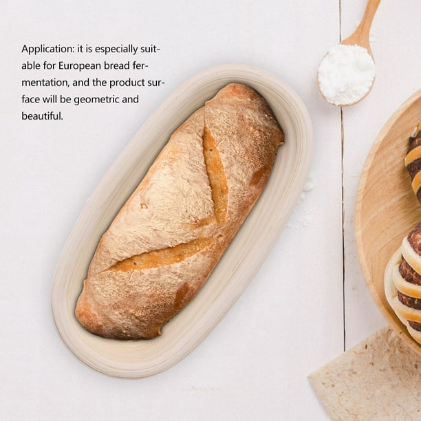 Fyydes Banneton Basket, Kit de cuisson pour pain, Kit de cuisson pour pain  de pâte à pain à la main, canne naturelle non blanchie faite à la main 