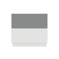 thumbnail image 5 of Castle Place Modern Wood 2 Drawer Nightstand, White, 5 of 7