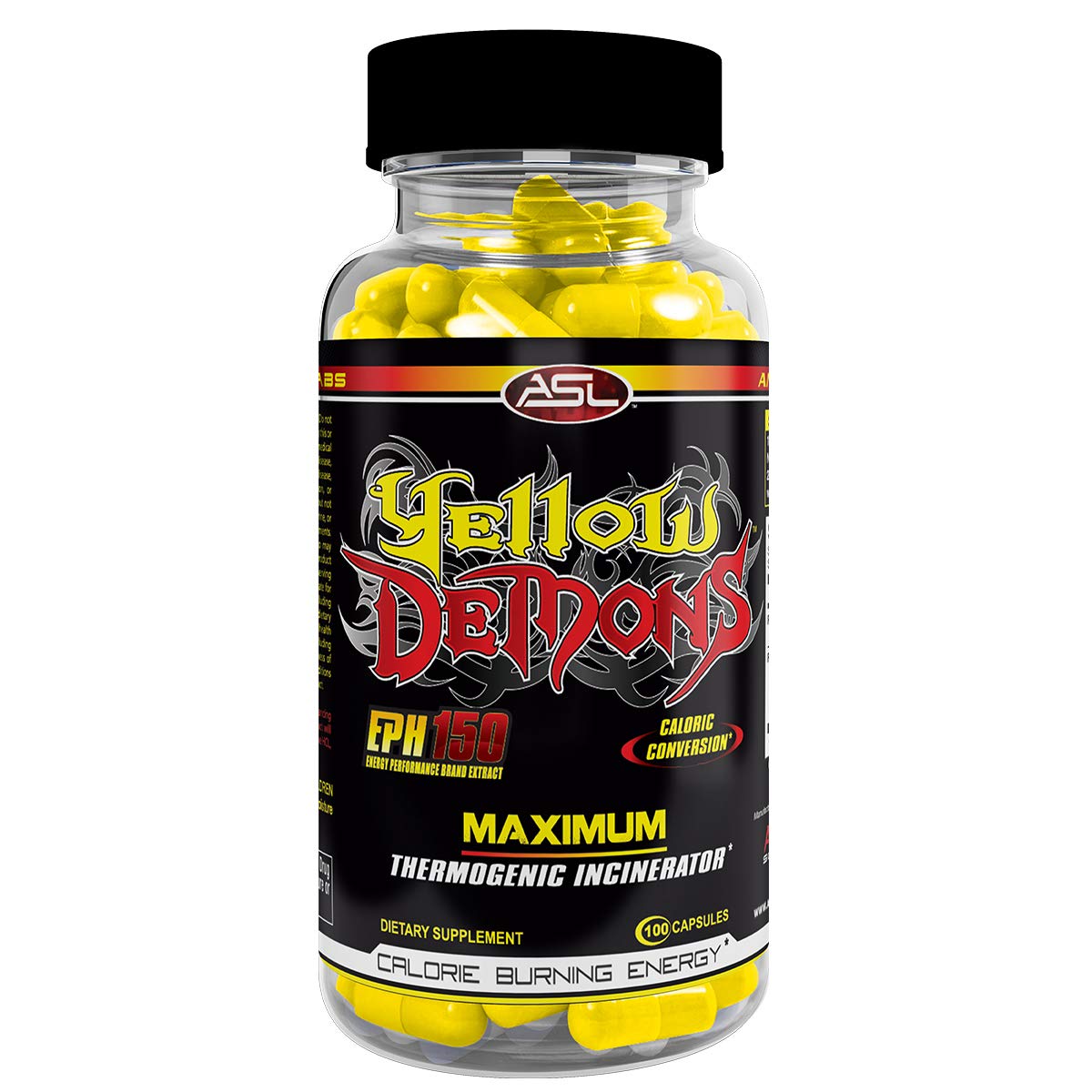 YELLOW DEMONS Thermogenic Fat Burner Anabolic Science Labs, Best 100