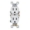 thumbnail image 1 of 5A-125V White Standard Duplex Receptacle, 1 of 1