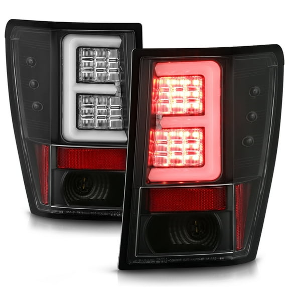 For 2007 2008 2009 2010 For Jeep Grand Cherokee LED Tube Tail Lights Brake Lamp