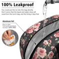 thumbnail image 5 of Lunch Bag Lunch Box for Women Reusable Insulated Lunch Cooler Bags,Large Capacity for Work Travel Picnic,Water-Resistant Pioneer Colorful Floral Lunch Tote Bag Gifts for Woman Mom Black, 5 of 6
