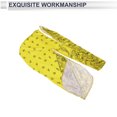 thumbnail image 4 of Gorra de ciclismo Unique Bargains, absorción de sudor y humedad, transpirable, protección del cuello, forro de casco de tela de seda imitación, amarilla, 24x97cm, 1 Pcs, 4 of 6