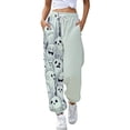 thumbnail image 3 of XINPING Halloween Sweatpants Women 2026 Loose Fit High Waisted Baggy Joggers Pants Casual Fall Novelty Lounge Bottoms Pockets Cute Y2K Joggers with Pockets Party Daily Wear, 3 of 7