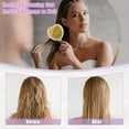 thumbnail image 6 of Unique Bargains Vent Hair Brush Travel Wet Hair Brush for Curly Straight Wavy Hair Barber Brush Tools Heart Shape Pink, 6 of 7
