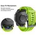 thumbnail image 3 of Correa de reloj NotoCity compatible con Fenix 6S de 20 mm, color verde, 3 of 7