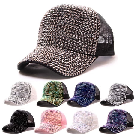 PMVFHDE Womens Baseball Hat Fashion Embroidered Denim Flower Summer Party Holiday Sun Protection Cap