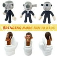 thumbnail image 2 of Skibidi Toilet Toy Plush,Speakerman Plush, Horror Game Speakerman Boss Stuffed Plushie, Cameraman Plush, Speakerman Plush Set for Kids and Collectors (6PCS), 2 of 2