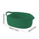 thumbnail image 3 of Cesta Tejida De Algodón Cesta de almacenamiento tejida de tela verde con asa, organizador para estantes, armarios y decoración de regalos (1 pieza) Rkxzt, 3 of 9