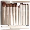 thumbnail image 1 of Set de brochas de maquillaje BS-MALL de 18 piezas sintéticas con estuche, 1 of 9