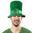 thumbnail image 5 of ZACPNCV St. Patrick's Day Green Leprechaun Hat Accessory Deluxe Green Top Hat Irish Holiday Accessory Green Free Size, 5 of 6