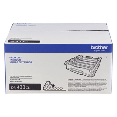 Brother DR433CL Imaging Drum - Laser Print Technology - 50000 Pages - Color Brother DR433CL Imaging Drum - Laser Print Technology - 50000 Pages - Color