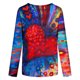 thumbnail image 5 of Blusa informal de manga larga con cuello redondo y estampado de amor para mujer Fridja  hkj2735, 5 of 5