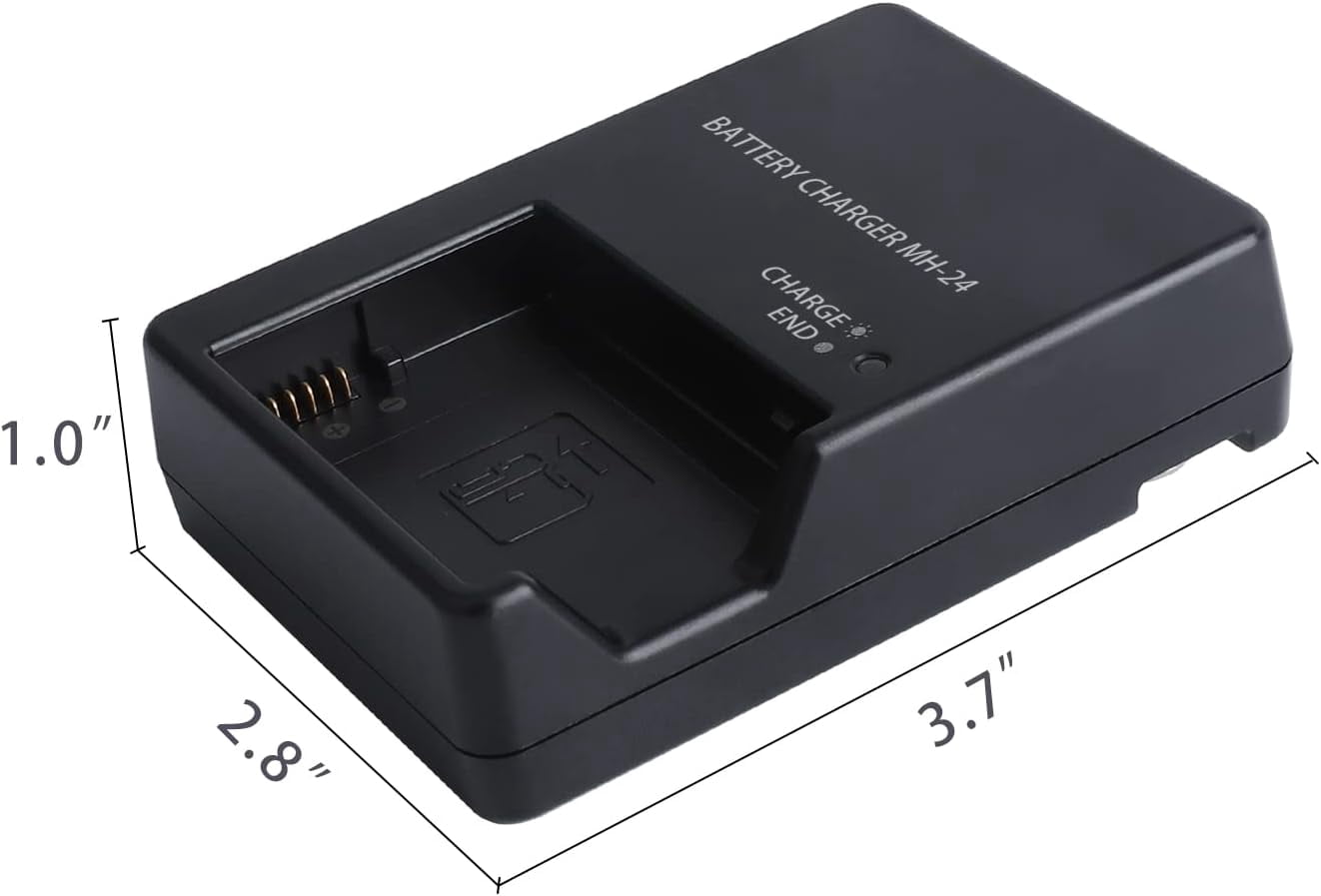 MH-24 Charger Compatible with Nikon EN-EL14 Battery P7000 P7100 P7200 P7700 P7800 D3500 D5100 D5500 D3100 D5200 Camera
