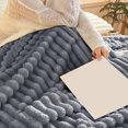 thumbnail image 4 of DPTALR Soft And Thick Double Layer Raschel Blanket A Must Have Warming Artifact In Winter Suitable For Beds Sofas And Other Scenes Providing The Ultimatecomfort, 4 of 6
