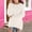 White, variant on Abtuhar Fall Winter Crew Neck Double Fleece Pullover Sweatshirt for Boys and Girls Matching Solid Long Sleeve Tops for 5-15 Years