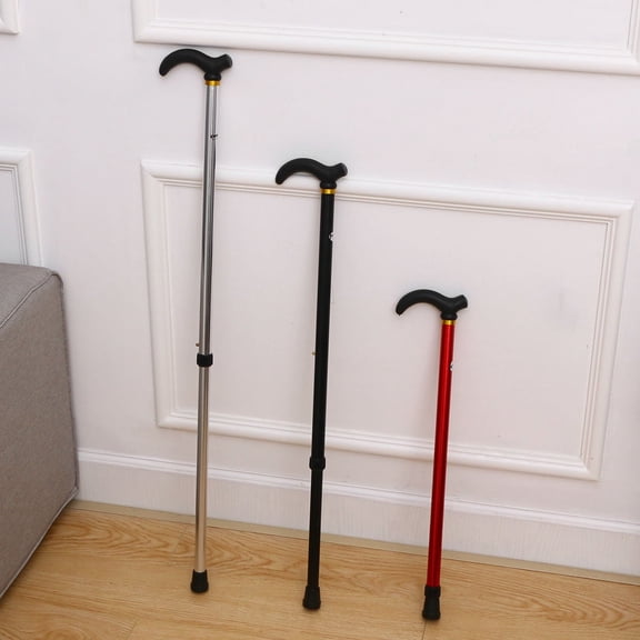 FRCOLOR Anti Skid Walking Stick for Elderly Patients with Leg and Foot Issues 1Set