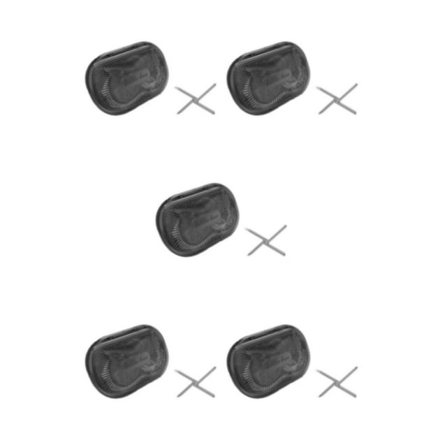 Soidarity Estuche portátil Retenedor de aparatos ortopédicos Caja de almacenamiento Sello protector bucal Transparente con soporte de hilo de Type2 NO2