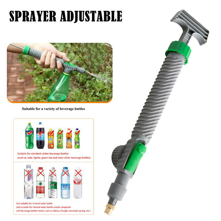 High Pressure Air Pump Manual Sprayer Adjustable Drink Bottle Sprinkler  Atomizer Garden Watering Mist Sprayer Agriculture Tools