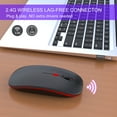 thumbnail image 4 of Rechargeable Mouse,  Looking Long Distance  Mouse, for Vista XP Windows Black,Silver, 4 of 7