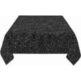 thumbnail image 3 of Halloween Square Tablecloth 60x60 Inch Black and White Spider Web Table Cloth Halloween Scary Themed Washable Table Cover fo Home Dining Room Kitchen Party Picnic Holiday Decor, 3 of 7