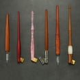 thumbnail image 4 of Glass Dip Pen Handmade Glass Signature Pen High Borosilicate Glass Crystal Vintage Dip Pen Holder for Writing Drawing, 4 of 6